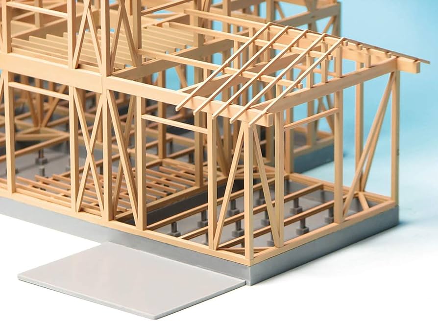 Amazon | プラッツ 1/50 建築模型 木造軸組模型 リニューアル版